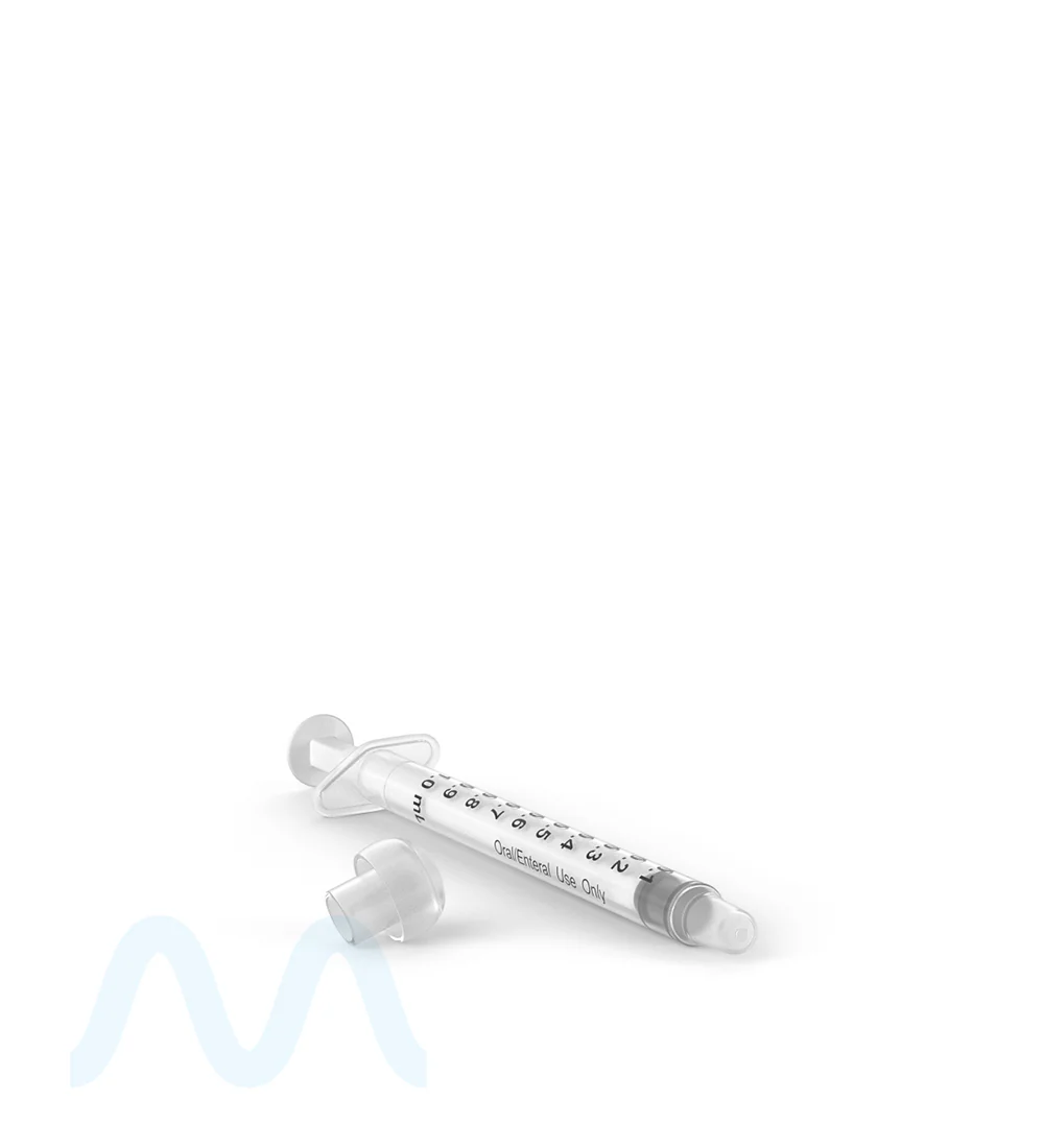 Plastic Oral Concentrate Syringes | 1mL - 0.1mL Increments - 100 Count - Image 7
