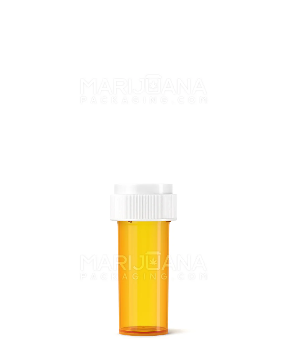Child Resistant | Amber Reversible Cap Vials | 8dr - 1g - 410 Count