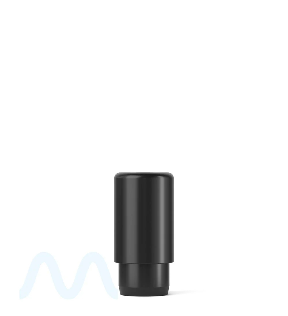 AVD | Barrel Vape Mouthpiece for Plastic Cartridges | Black Plastic - Press On - 600 Count