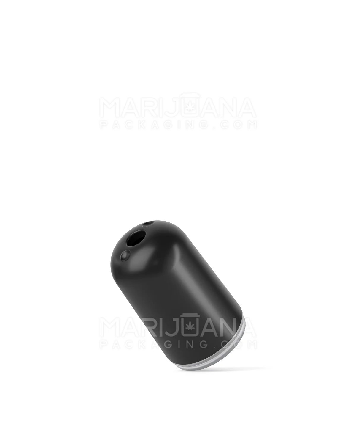 AVD | Round Vape Mouthpiece for Glass Cartridges | Black Plastic - Screw On - 600 Count - Image 2