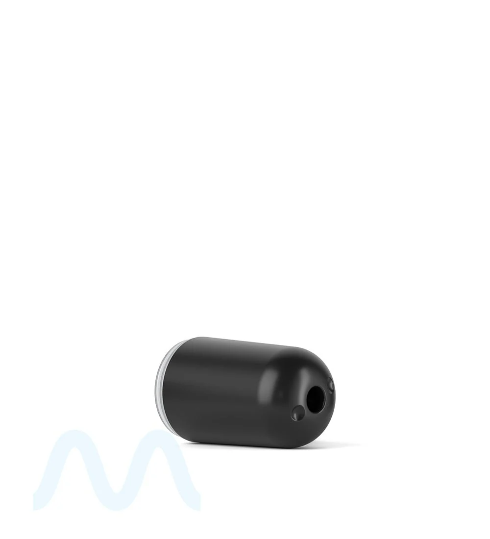 AVD | Round Vape Mouthpiece for Glass Cartridges | Black Plastic - Screw On - 600 Count - Image 4