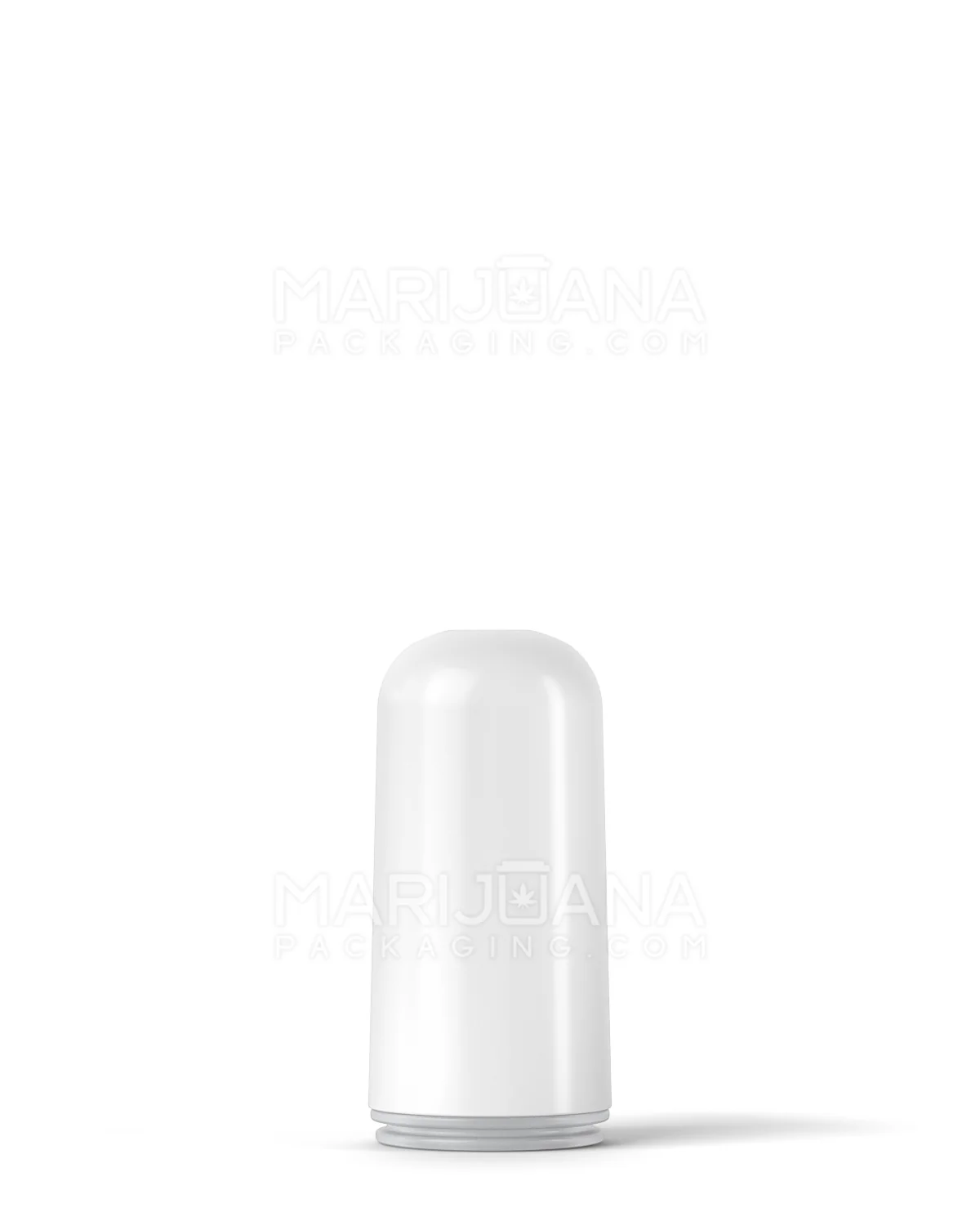 AVD | Bullet Vape Mouthpiece for Glass Cartridges | White Ceramic - Screw On - 600 Count - Image 2