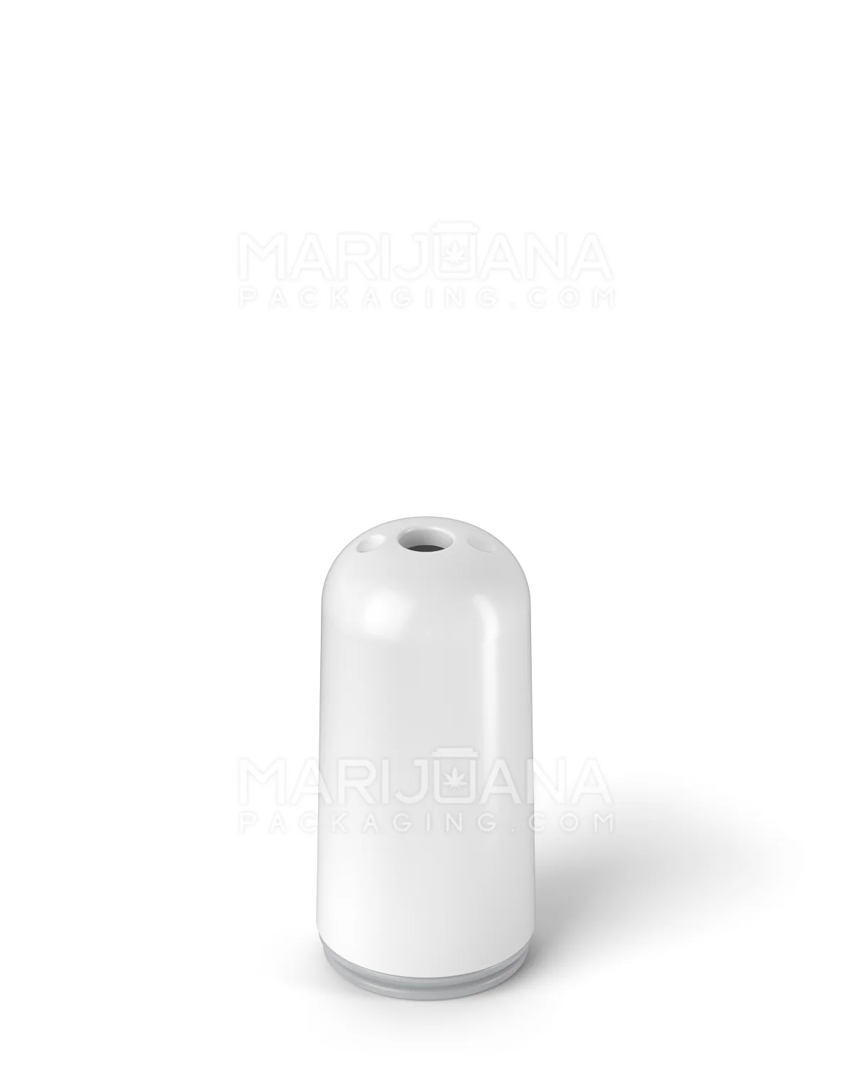 AVD | Bullet Vape Mouthpiece for Glass Cartridges | White Ceramic - Screw On - 600 Count - Image 3