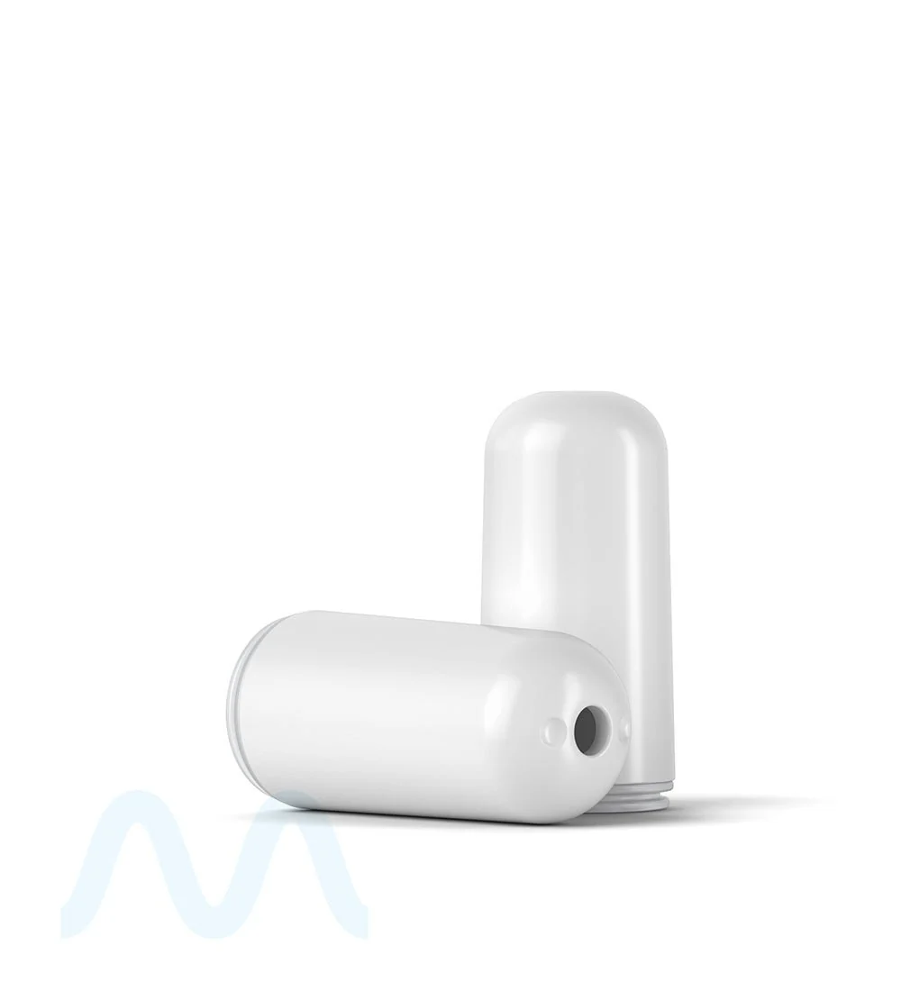 AVD | Bullet Vape Mouthpiece for Glass Cartridges | White Ceramic - Screw On - 600 Count - Image 6