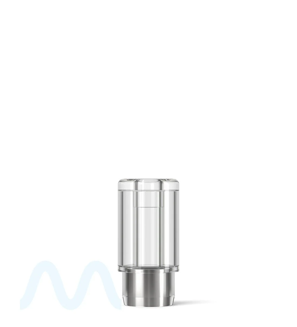 AVD | Round Vape Mouthpiece for Plastic Cartridges | Clear Plastic - Press On - 1200 Count