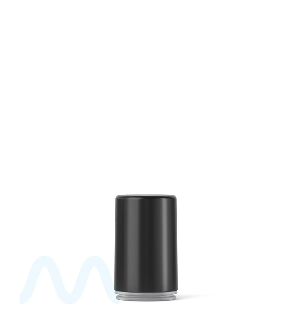 AVD | Barrel Vape Mouthpiece for Glass Cartridges | Black Plastic - Eazy Press - 600 Count