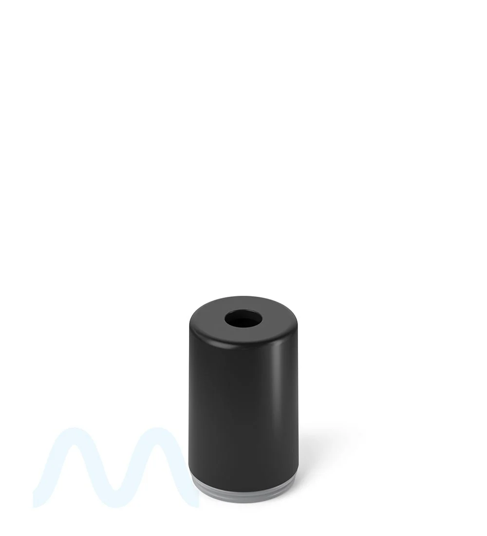 AVD | Barrel Vape Mouthpiece for Glass Cartridges | Black Plastic - Eazy Press - 600 Count - Image 2