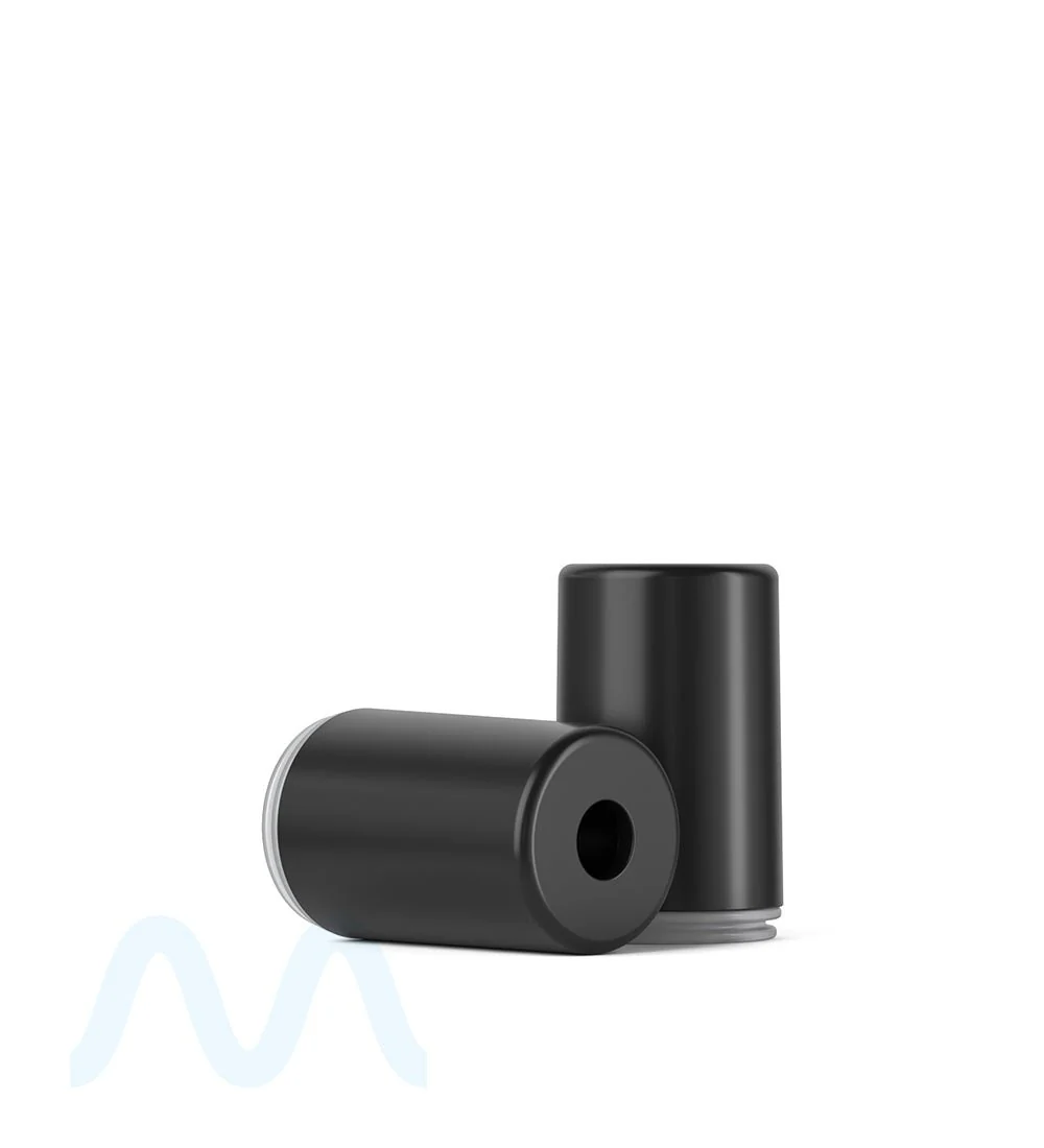 AVD | Barrel Vape Mouthpiece for Glass Cartridges | Black Plastic - Eazy Press - 600 Count - Image 6
