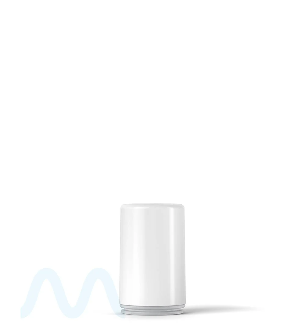 AVD | Barrel Vape Mouthpiece for Glass Cartridges | White Plastic - Eazy Press - 600 Count