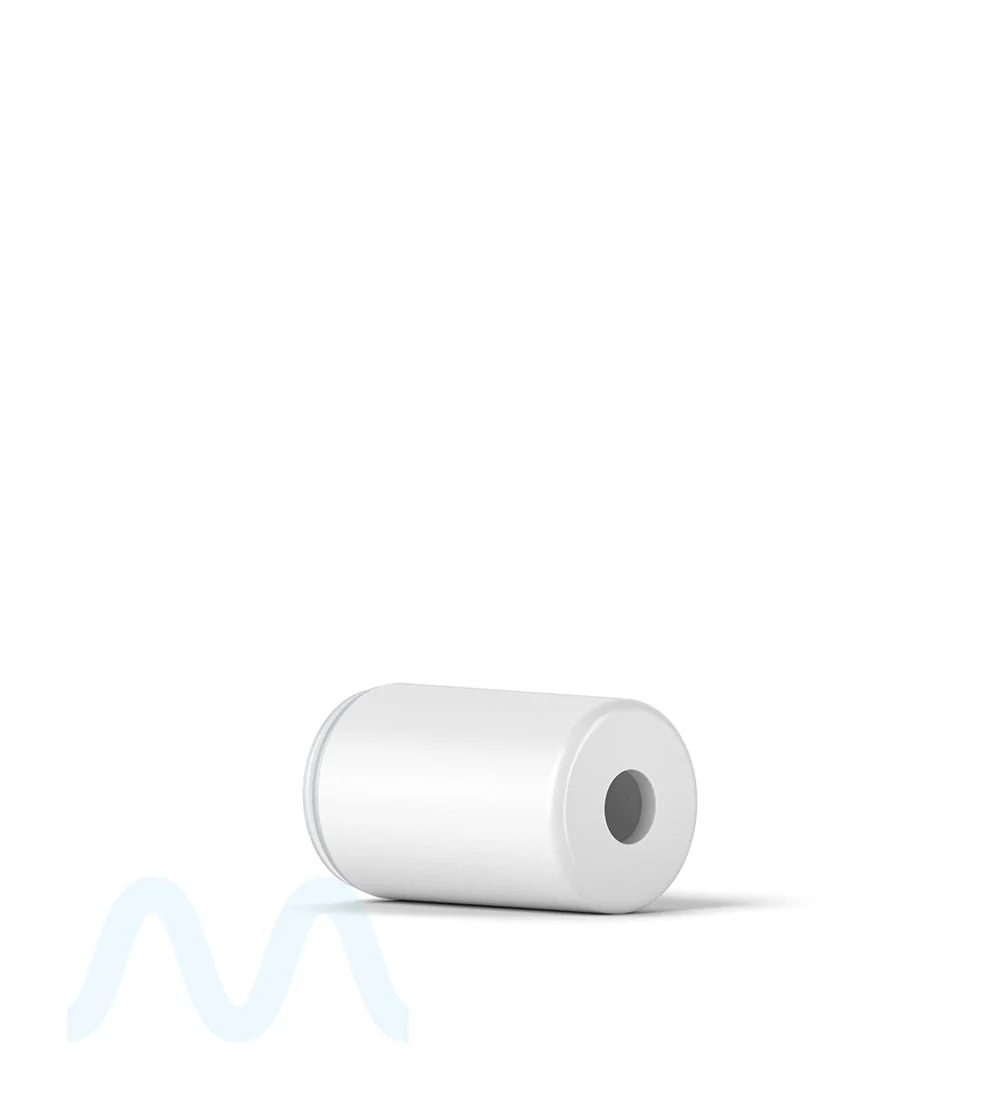 AVD | Barrel Vape Mouthpiece for Glass Cartridges | White Plastic - Eazy Press - 600 Count - Image 3