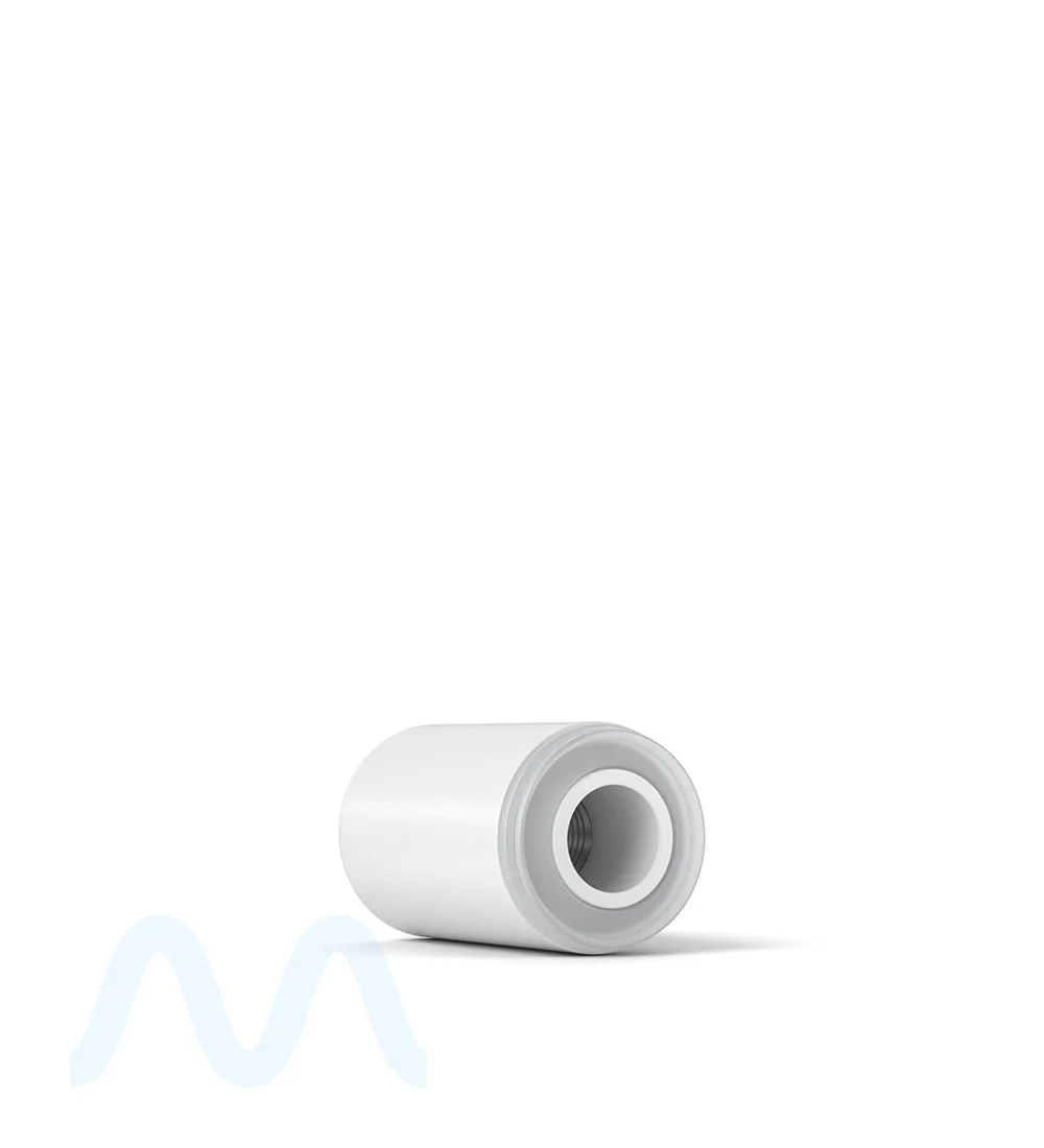 AVD | Barrel Vape Mouthpiece for Glass Cartridges | White Plastic - Eazy Press - 600 Count - Image 4