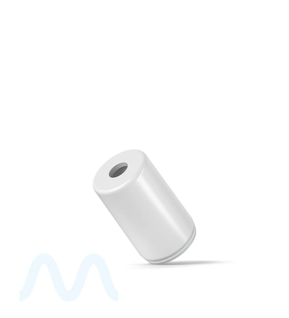 AVD | Barrel Vape Mouthpiece for Glass Cartridges | White Plastic - Eazy Press - 600 Count - Image 5