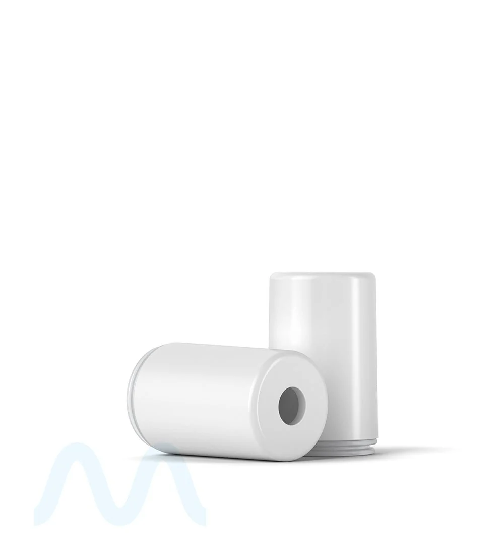 AVD | Barrel Vape Mouthpiece for Glass Cartridges | White Plastic - Eazy Press - 600 Count - Image 6