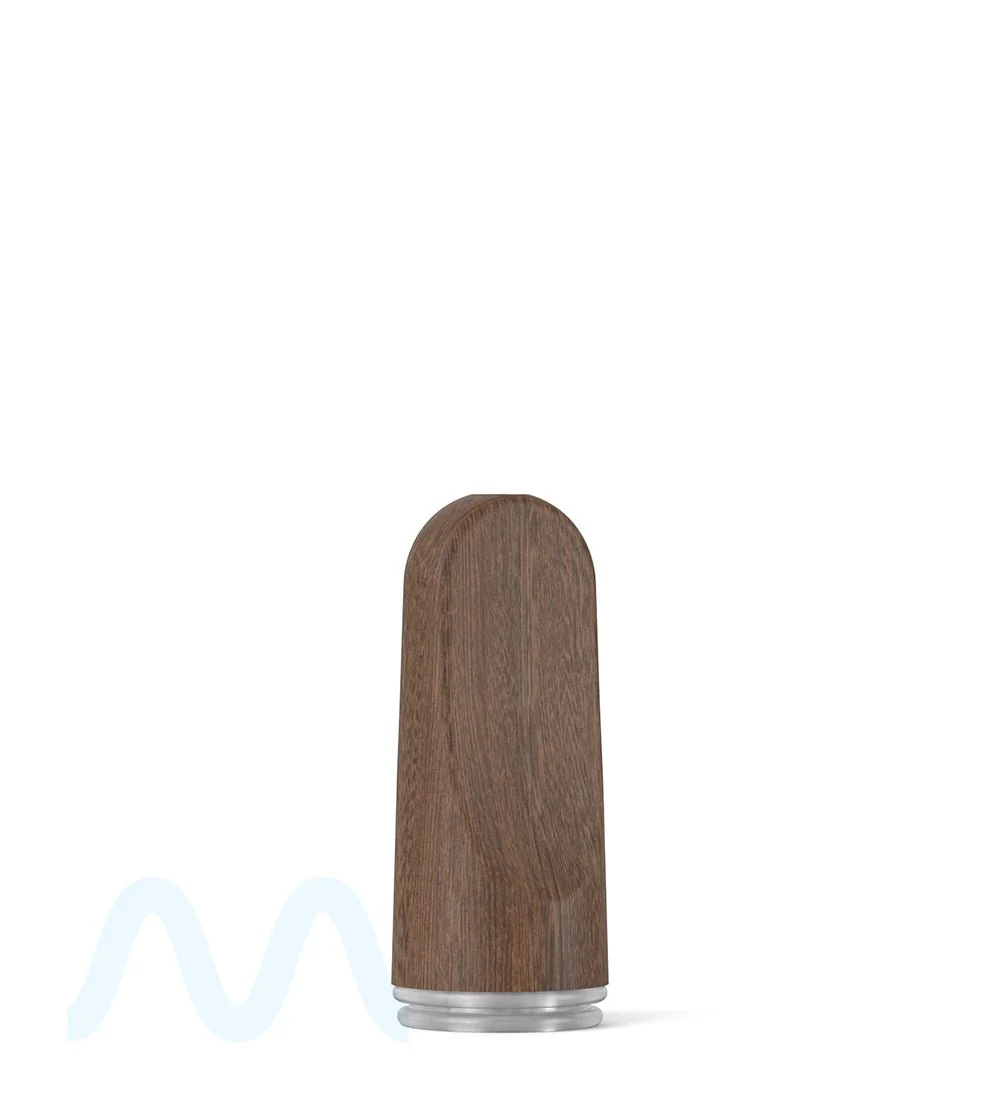 AVD | Flat Vape Mouthpiece for Glass Cartridges | Natural Wood - Screw On - 600 Count