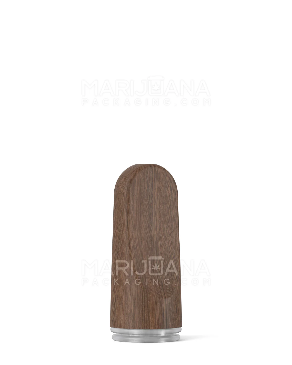 AVD | Flat Vape Mouthpiece for Glass Cartridges | Natural Wood - Screw On - 600 Count - Image 2