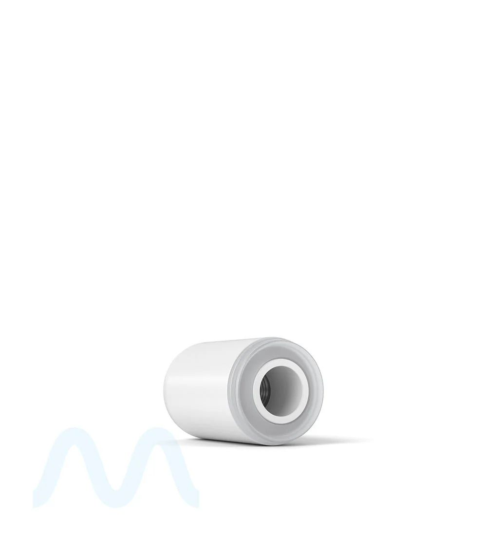 AVD | Round Vape Mouthpiece for Glass Cartridges | White Plastic - Screw On - 600 Count - Image 4