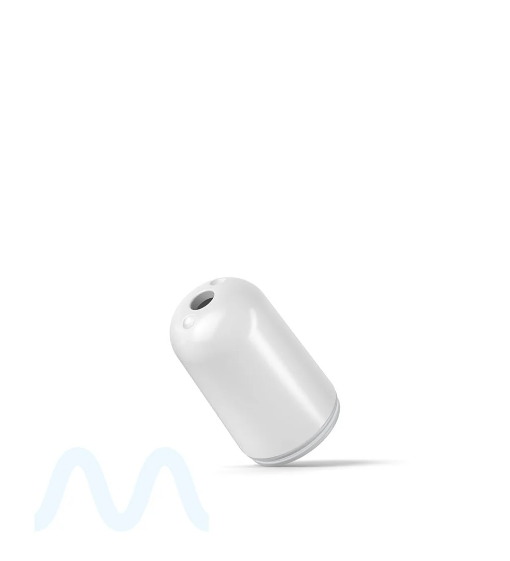 AVD | Round Vape Mouthpiece for Glass Cartridges | White Plastic - Screw On - 600 Count - Image 5