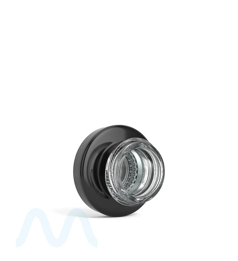 Black Glass Concentrate Containers / Silver Interior | 28mm - 5mL - 480 Count - Image 3