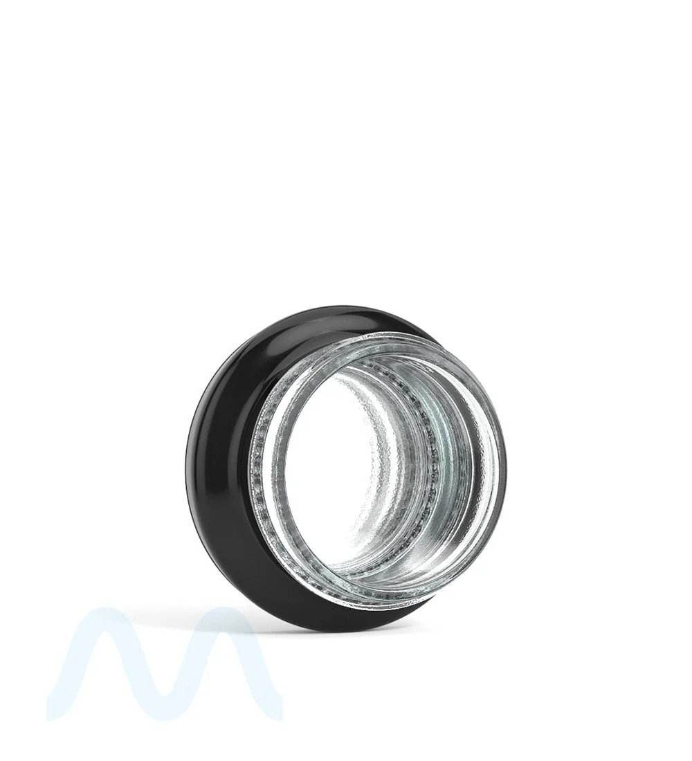 Black Glass Concentrate Containers / Silver Interior | 38mm - 9mL - 240 Count - Image 3