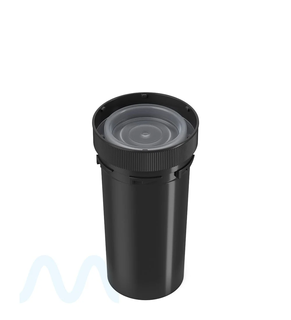 Child Resistant | Black Reversible Cap Vials | 40dr - 10g - 150 Count - Image 5