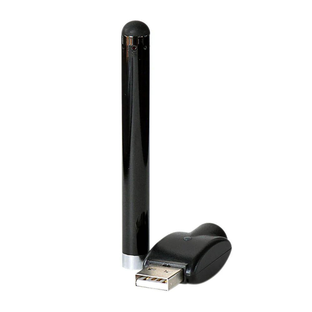 Buttonless Stylus 510 Thread Vape Battery with USB Charger | 280mAh - Black Metal - 1 Count - Image 4