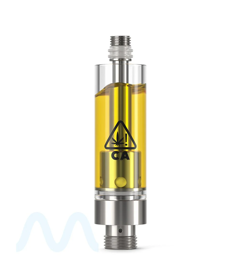 AVD California Universal Symbol | Glass Vape Cartridge with 2mm Aperture | 1mL - Screw On - 1200 Count - Image 2