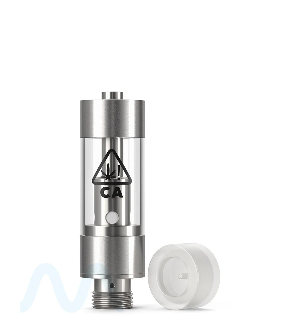 AVD California Universal Symbol | Plastic Vape Cartridge with 2mm Aperture | 0.5mL - Press On - 1200 Count - Image 7