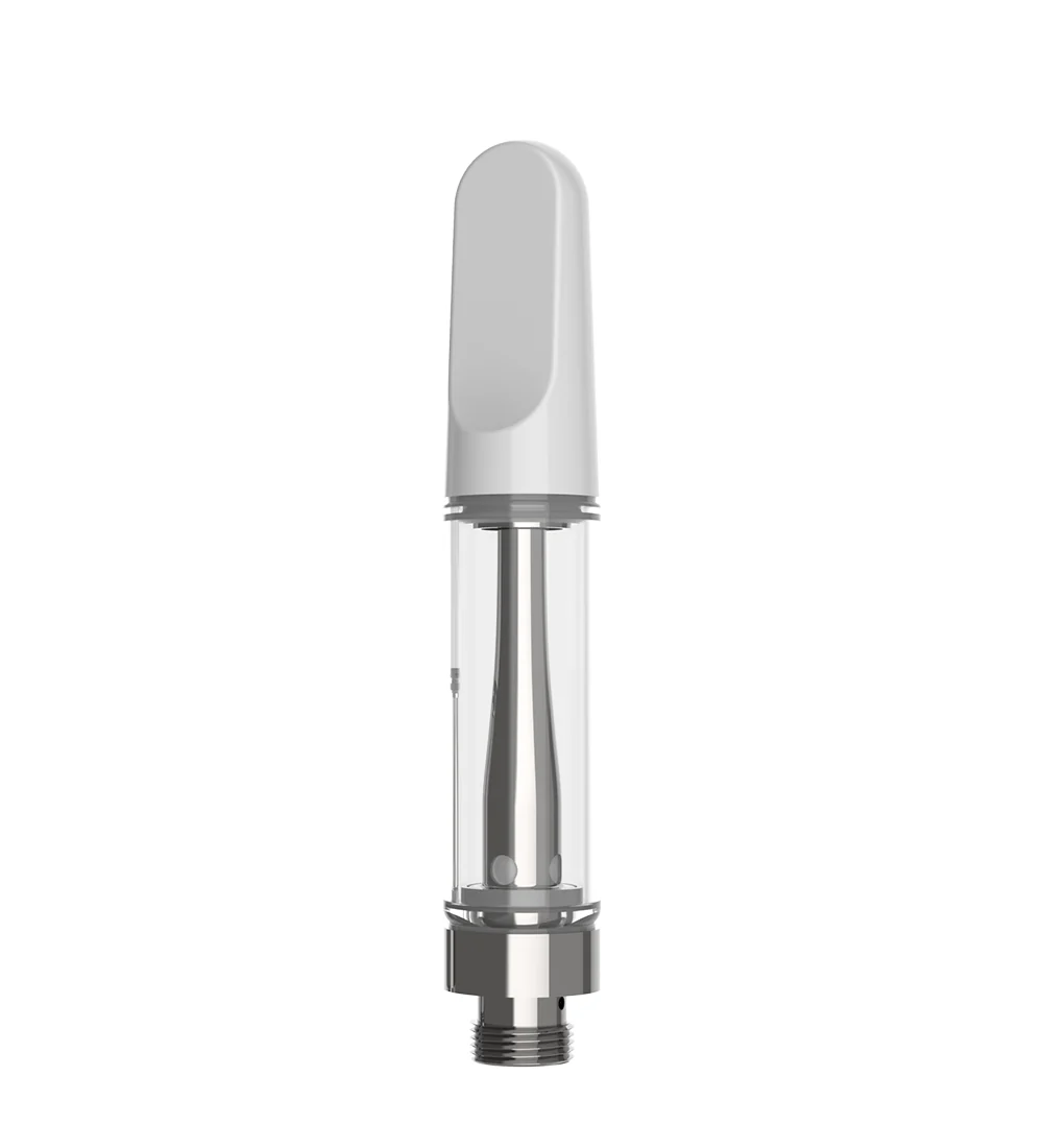 CCELL TH2-EVO Glass Vape Cartridge with White Ceramic Mouthpiece | 1mL - Snap Fit | Sample