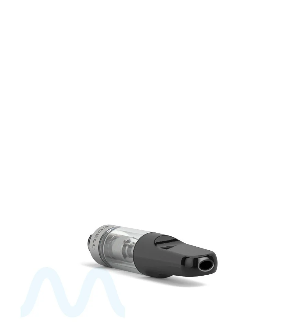 CCELL | TH2-SE Glass Vape Cartridge with Black Ceramic Mouthpiece | 0.5mL - Snap Fit - 100 Count - Image 4