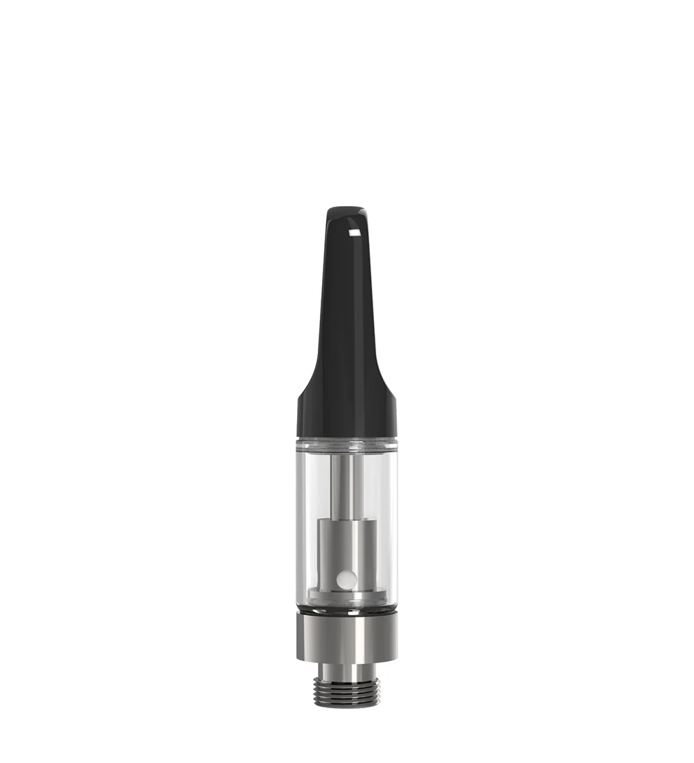 CCELL | TH2-SE Glass Vape Cartridge with Black Plastic Mouthpiece | 0.5mL - Snap Fit - 100 Count - Image 3