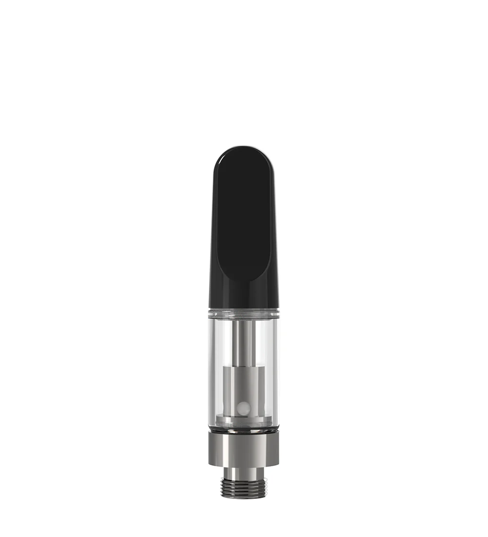 CCELL TH2-SE Glass Vape Cartridge with Black Plastic Mouthpiece | 0.5mL - Snap Fit | Sample