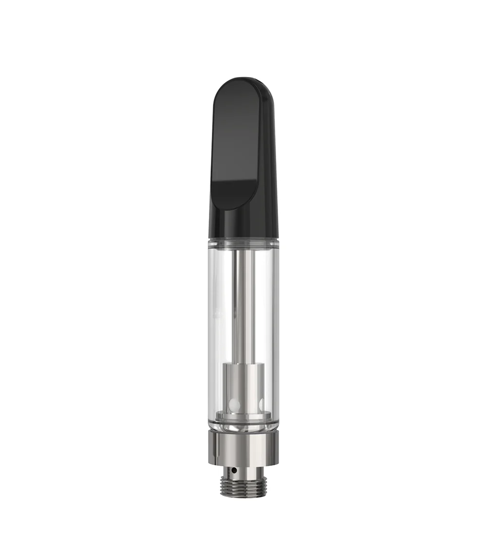 CCELL TH2-SE Glass Vape Cartridge with Black Plastic Mouthpiece | 1mL - Snap Fit | Sample