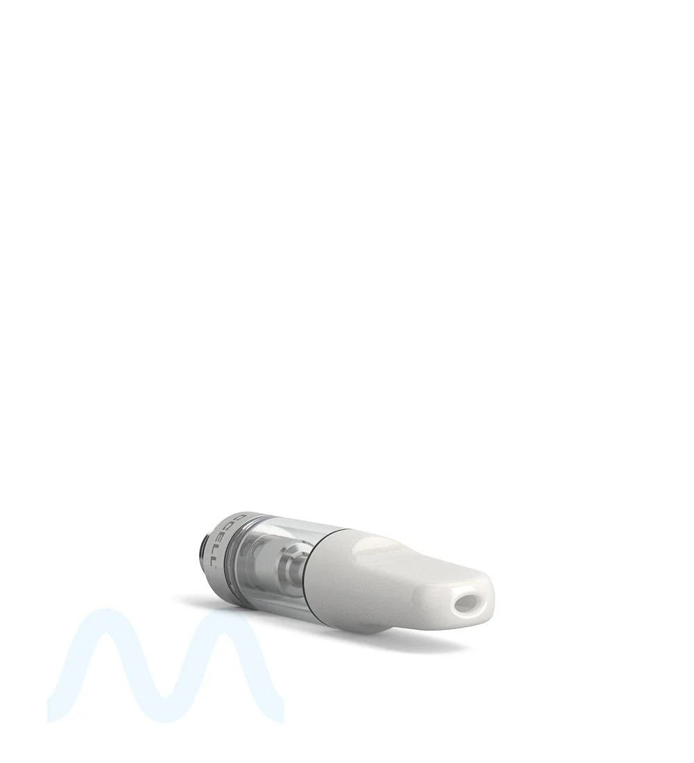CCELL | TH2-SE Therma Plastic Vape Cartridge with White Ceramic Mouthpiece | 0.5mL - Snap Fit - 100 Count - Image 4