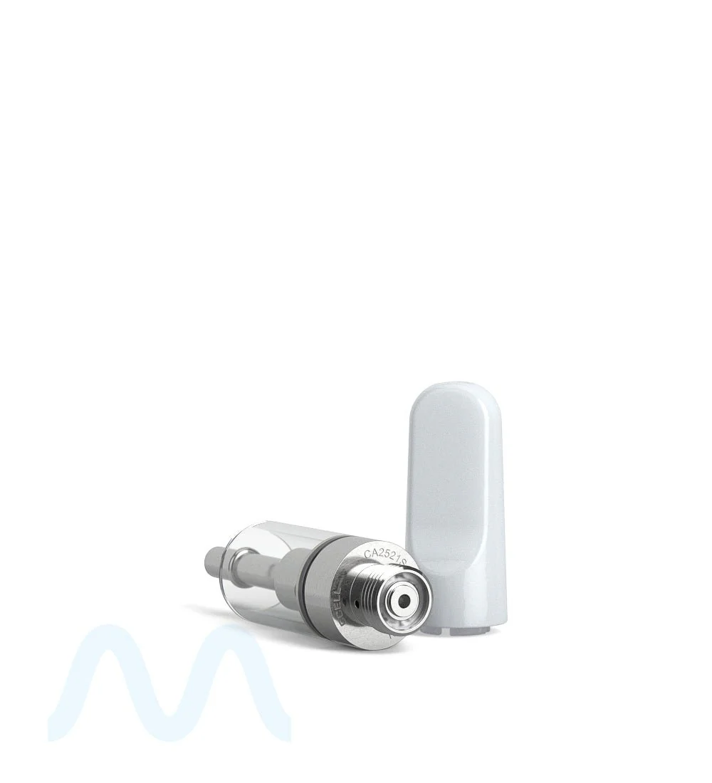 CCELL | TH2-SE Therma Plastic Vape Cartridge with White Plastic Mouthpiece | 0.5mL - Snap Fit - 100 Count - Image 7