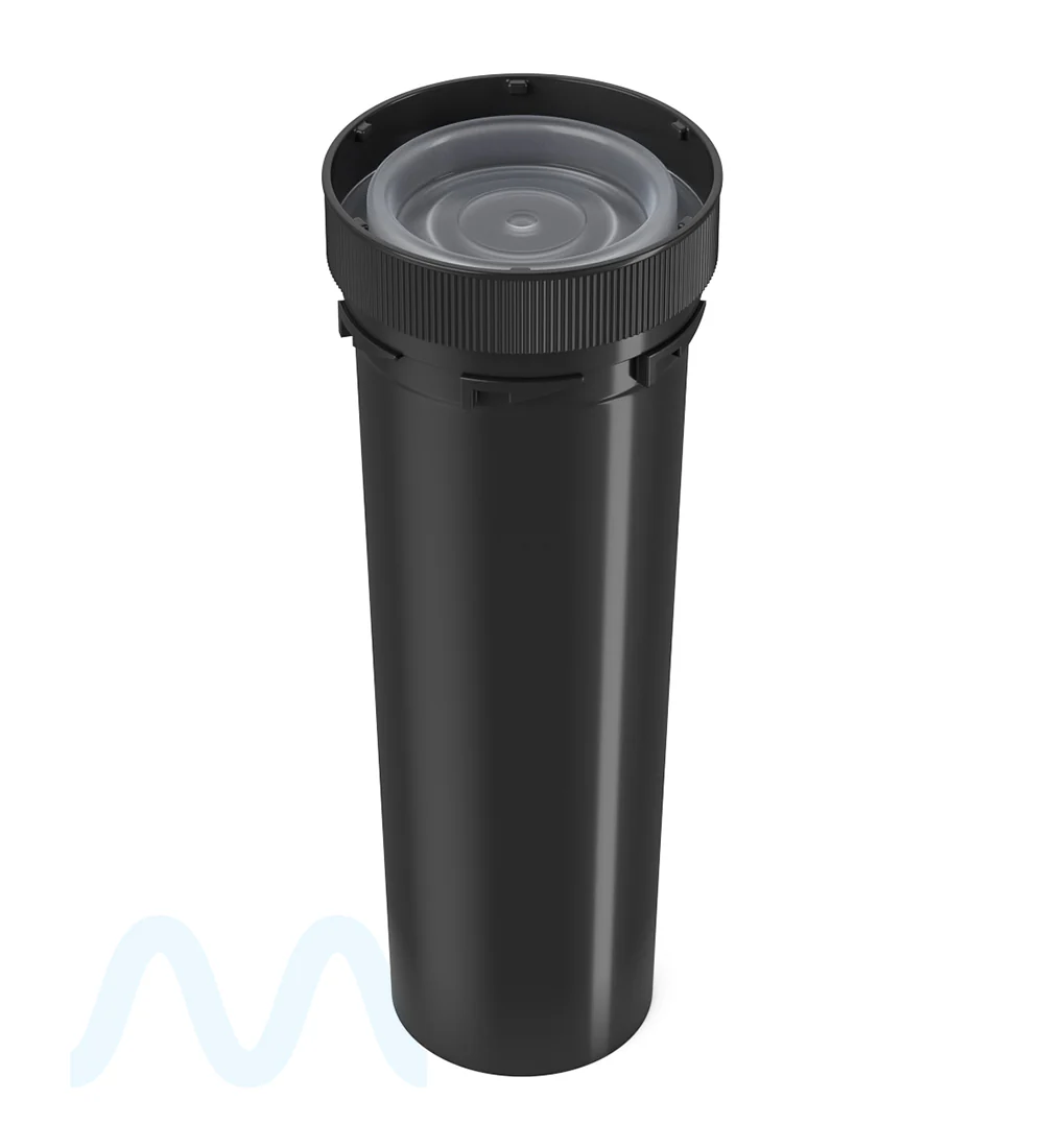 Child Resistant | Black Reversible PCR Cap Vials | 60dr - 14g - 100 Count - Image 6