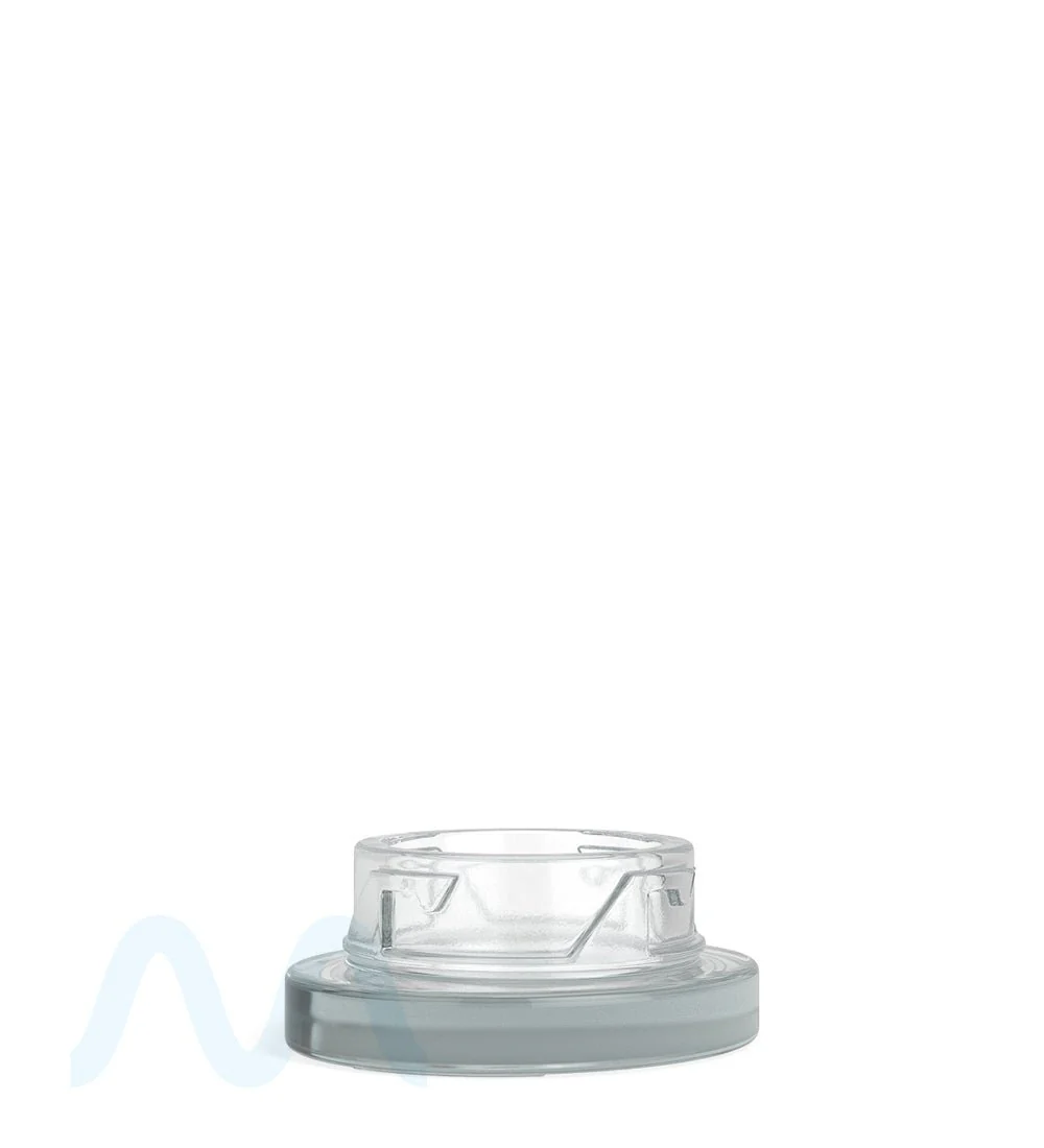 Child Resistant | Clear Glass Oval Concentrate Jar w/ Black Cap | 45mm - 5mL - 240 Count - Image 4