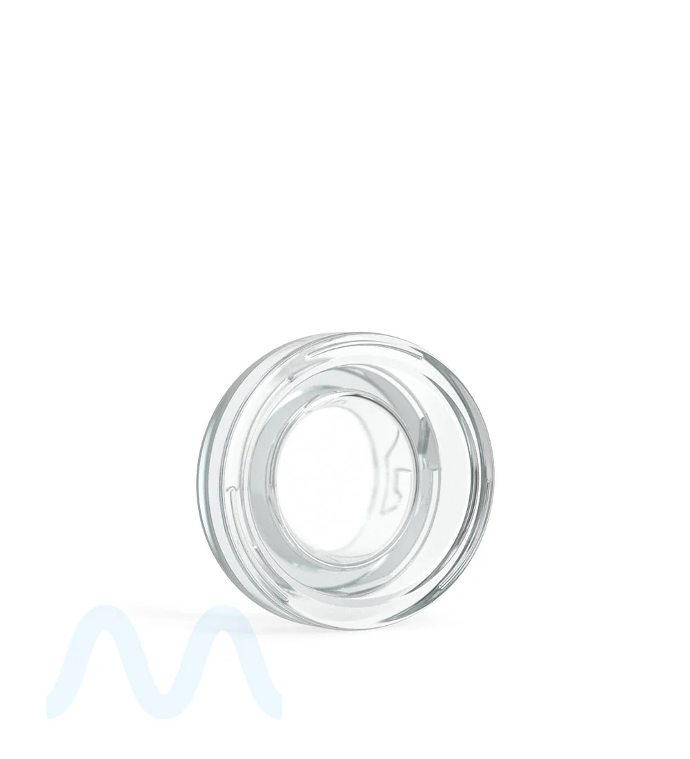 Child Resistant | Clear Glass Oval Concentrate Jar w/ Black Cap | 45mm - 5mL - 240 Count - Image 6