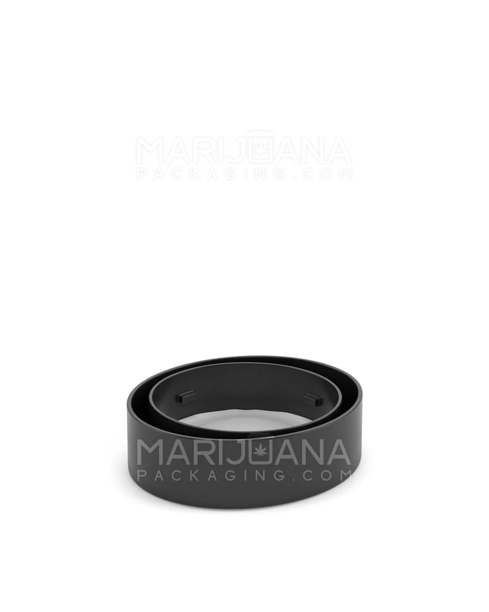 Child Resistant Clear Glass Oval Concentrate Jar w/ Black Cap | 45mm - 5mL | Sample - Image 10