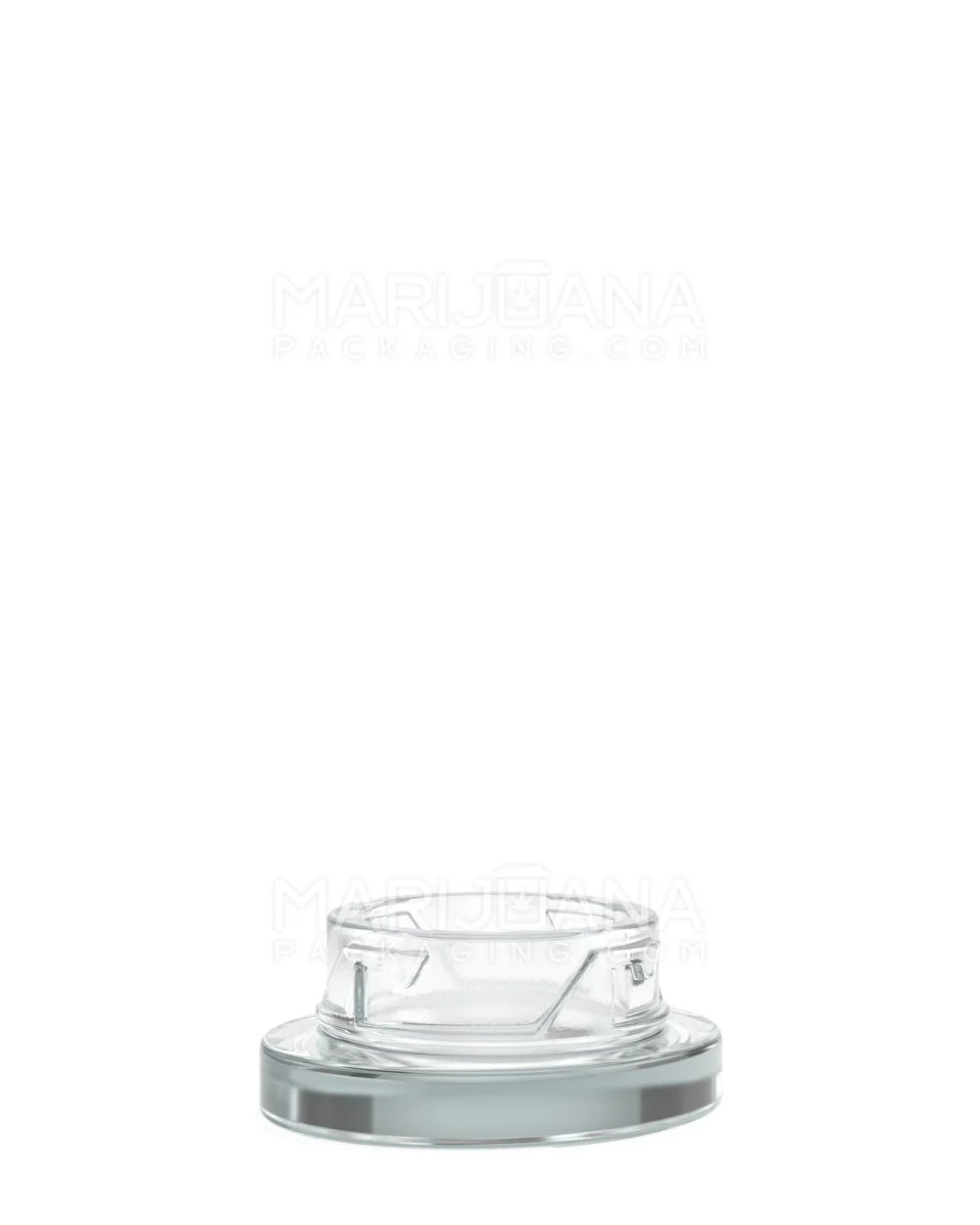 Child Resistant Clear Glass Oval Concentrate Jar w/ Black Cap | 45mm - 5mL | Sample - Image 4