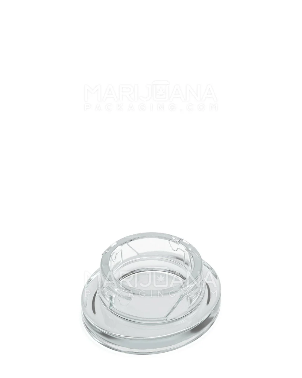 Child Resistant Clear Glass Oval Concentrate Jar w/ Black Cap | 45mm - 5mL | Sample - Image 5