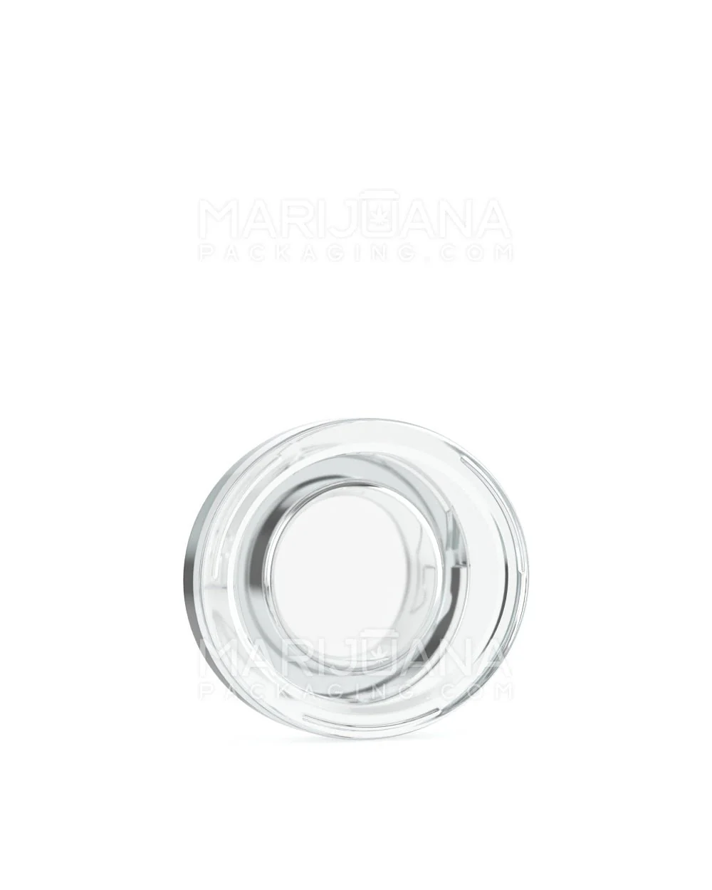 Child Resistant Clear Glass Oval Concentrate Jar w/ Black Cap | 45mm - 5mL | Sample - Image 6