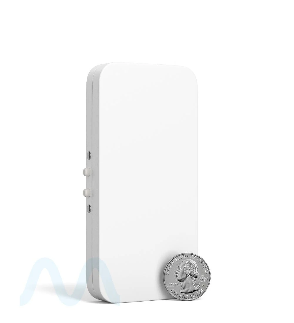 Child Resistant & Sustainable | Hinged-Lid Large Pre-Rolls Box | 120mm x 58mm - White Tin - 100 Count - Image 7