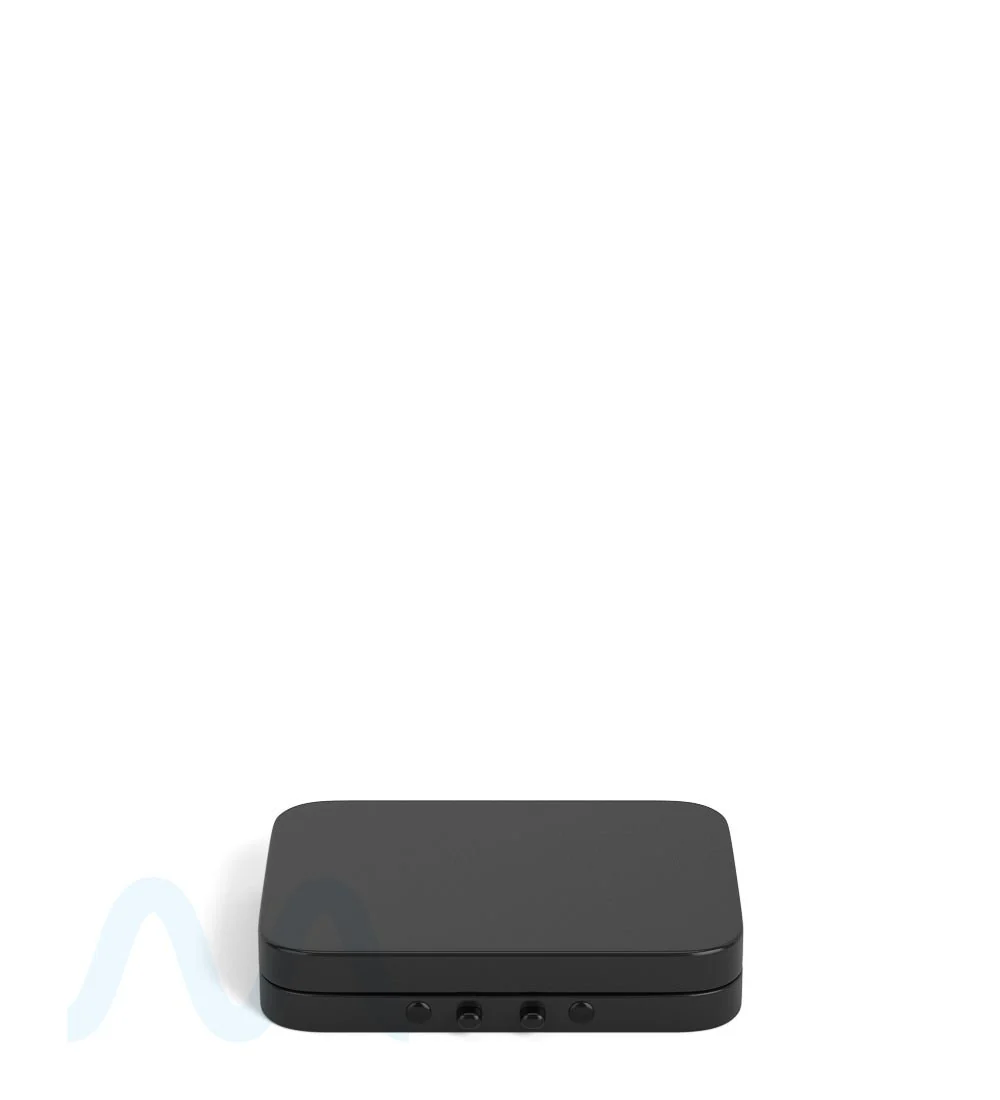 Child Resistant & Sustainable | Hinged-Lid Mini Pre-Rolls Box | 80mm x 58mm - Black Tin - 100 Count