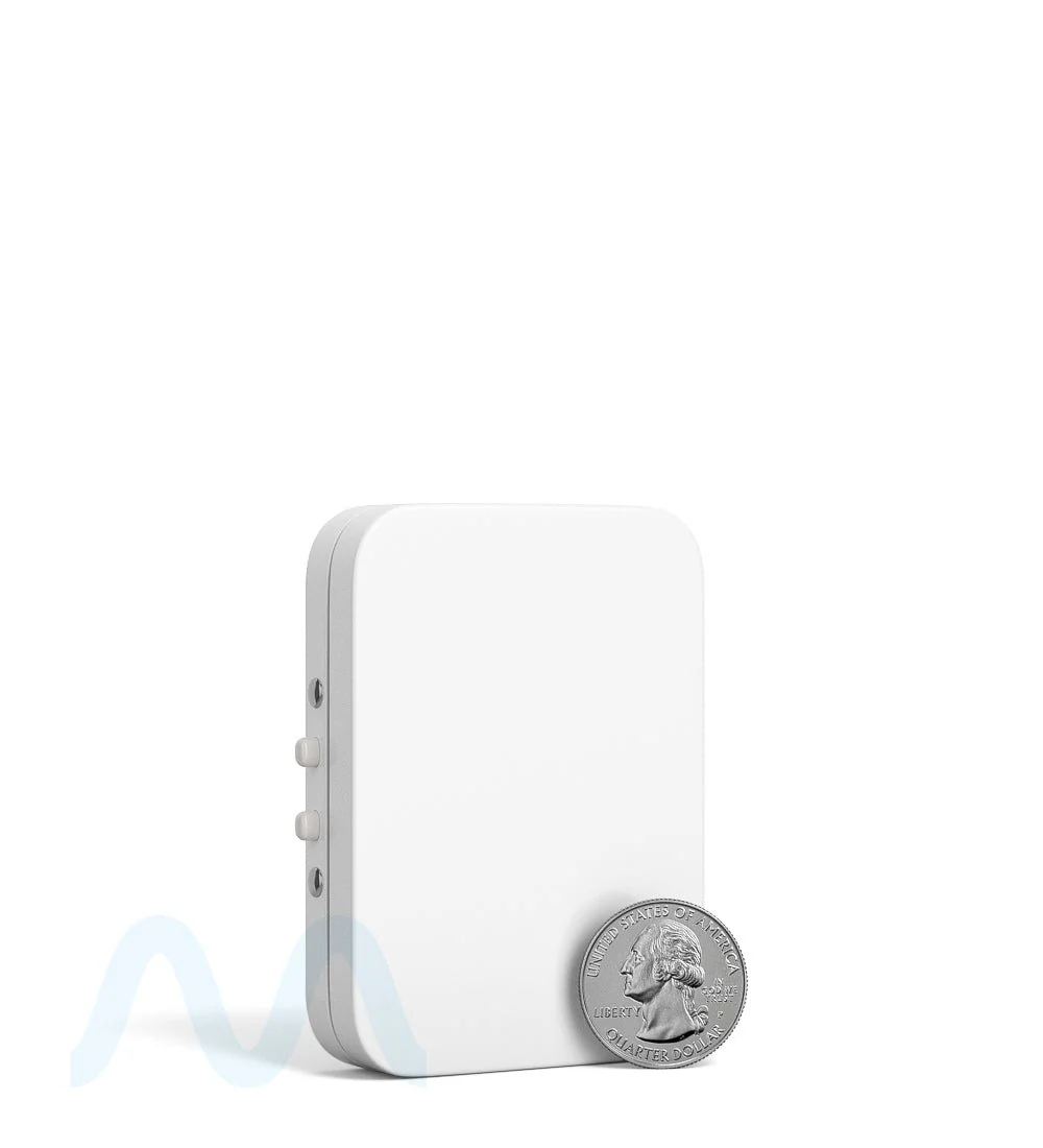 Child Resistant & Sustainable | Hinged-Lid Mini Pre-Rolls Box | 80mm x 58mm - White Tin - 100 Count - Image 7