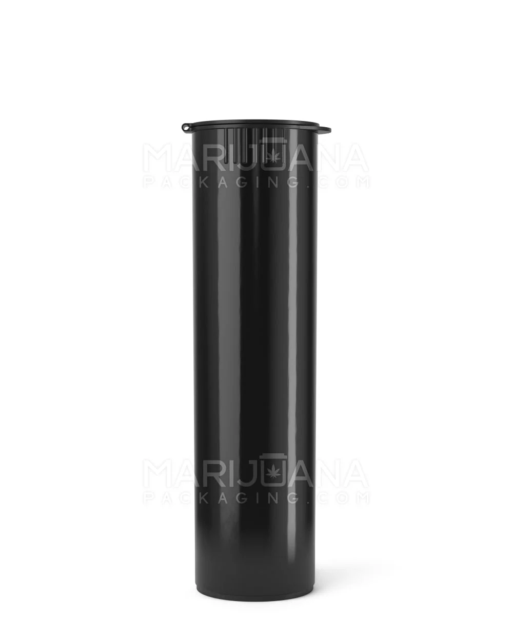 Child Resistant King Size Pop Top Opaque Wide Multi-Pre-Roll Plastic Pre-Roll Tubes | 116mm - Black | Sample - Image 2