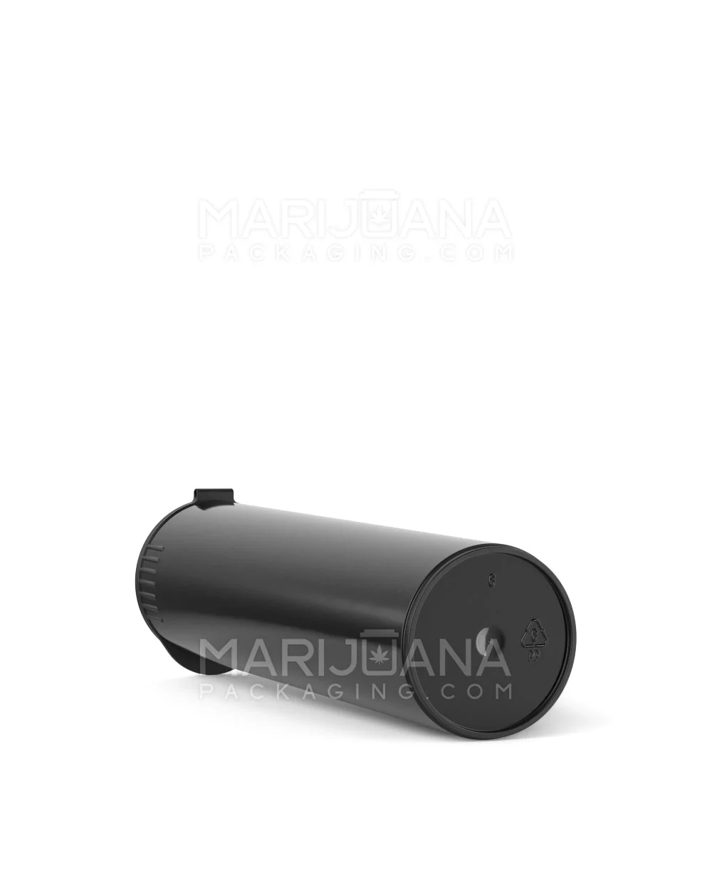 Child Resistant King Size Pop Top Opaque Wide Multi-Pre-Roll Plastic Pre-Roll Tubes | 116mm - Black | Sample - Image 4