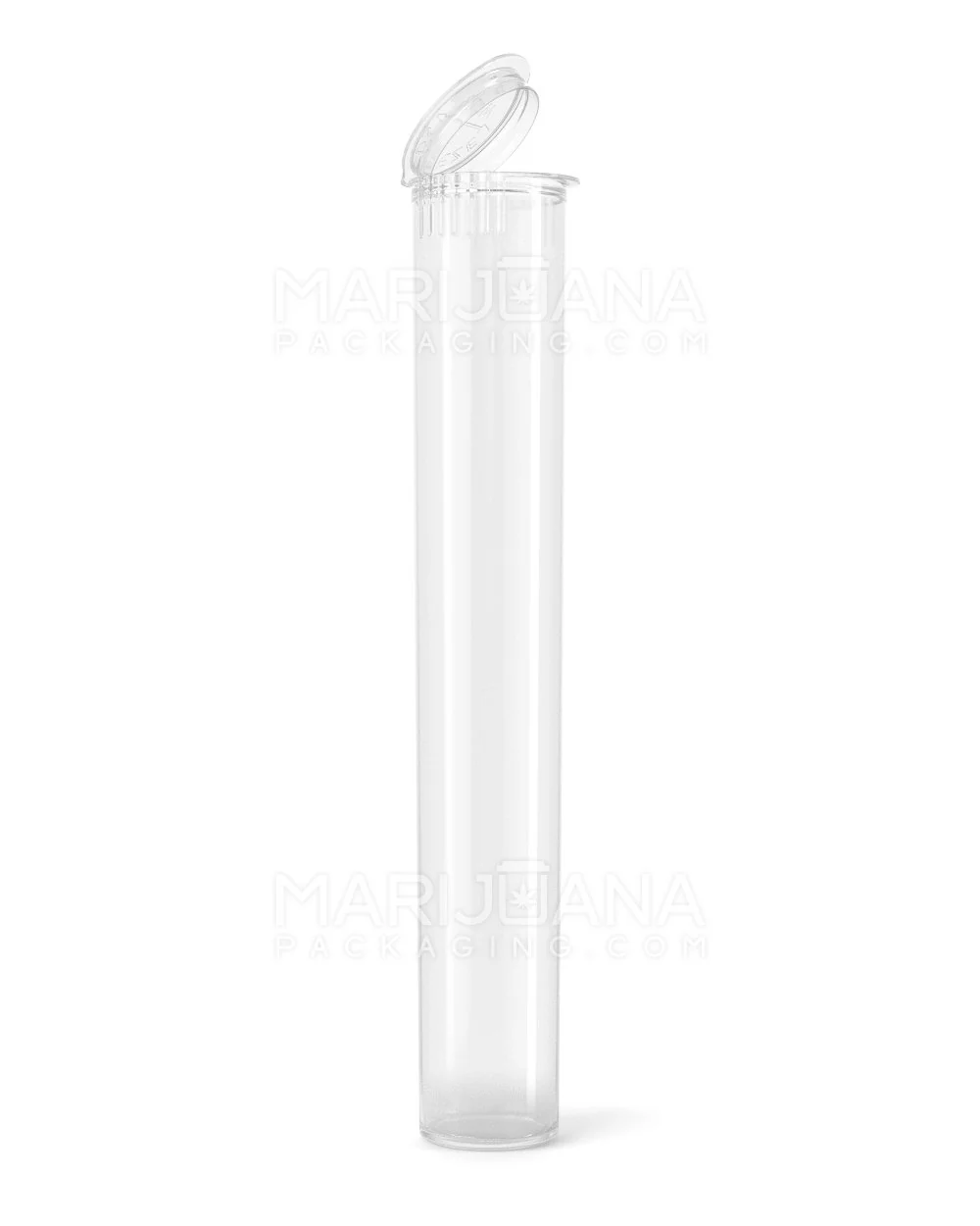 Child Resistant King Size Pop Top Plastic Pre-Roll Tubes | 116mm - Clear | Sample