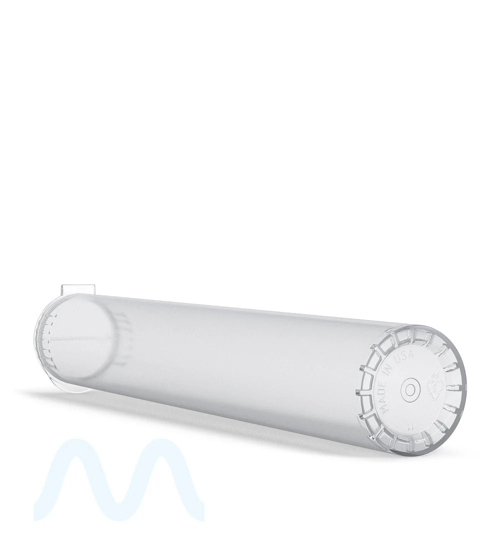 Child Resistant | King Size Pop Top Transparent Plastic USA Pre-Roll Tubes (Open) | 116mm - Clear - 1000 Count - Image 6