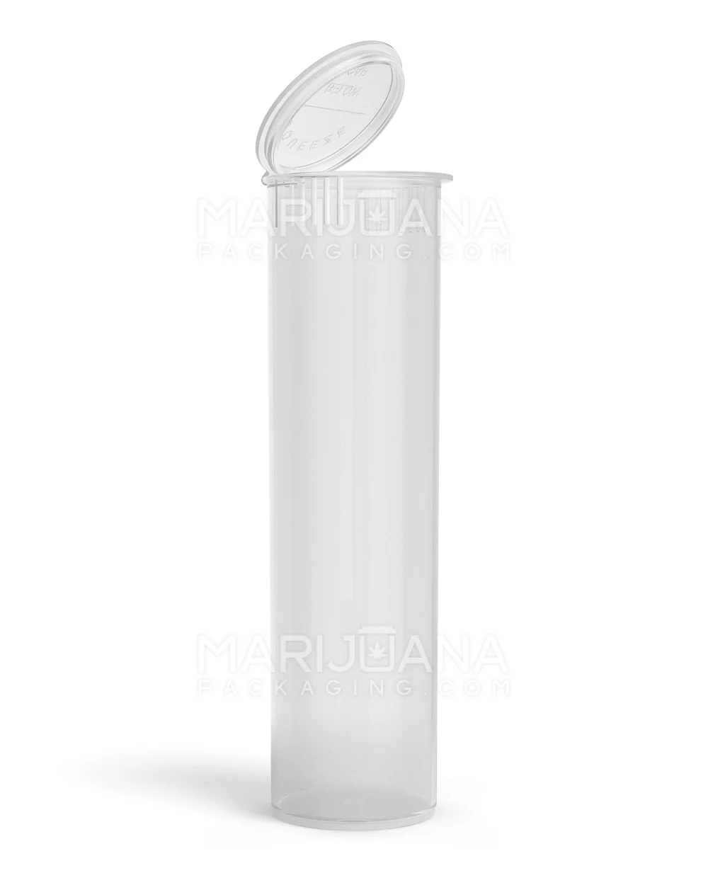 Child Resistant King Size Pop Top Wide Multi-Pre-Roll Plastic Pre-Roll Tubes | 116mm - Clear | Sample
