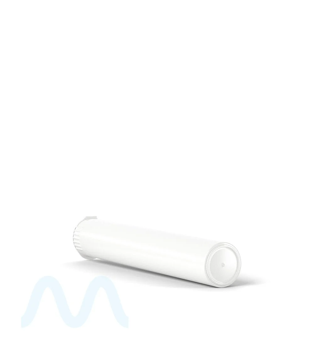 Child Resistant | King Size Pop Top Opaque Plastic Pre-Roll Tubes | 116mm - White - 1000 Count - Image 5